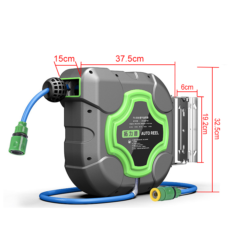 Smart Garden Hose Timer - 自動格納式ホース,4s,店舗,車,庭用の灌漑システム,ウォールマウント,10/15/20m