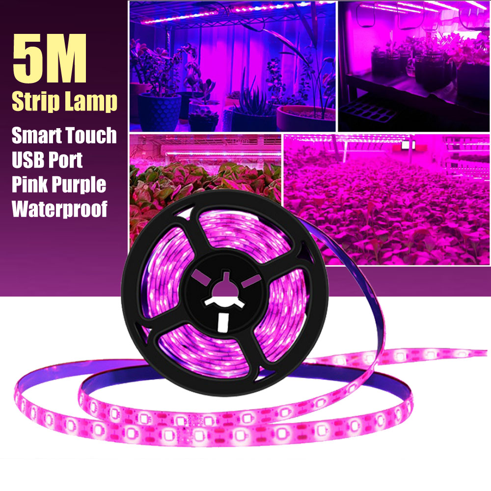 Led Plant Light Strip - 5 メートル LED 成長ライトストリップフルスペクトル 5V LED