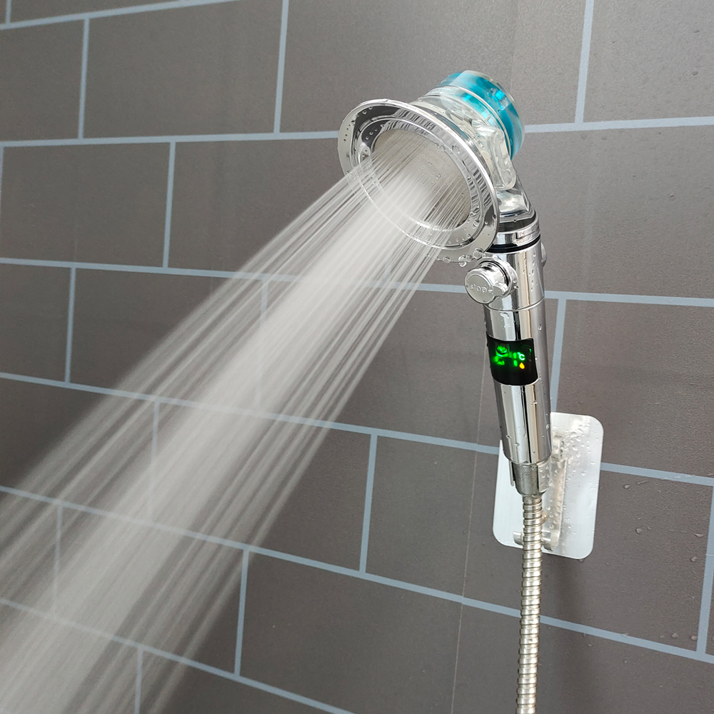 Rain Gauge Digital - シャワーヘッド,温度表示,高圧力,調整可能,節水,新品