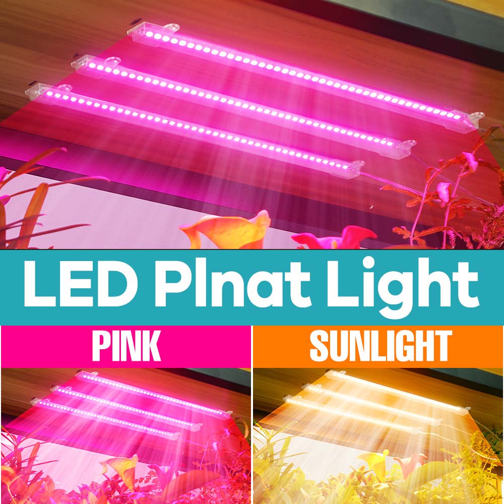 Led Plant Light Strip - LED植物育成ライトストリップ 220V フルスペクトル 水耕栽培ランプ バー型 植物育成補助光