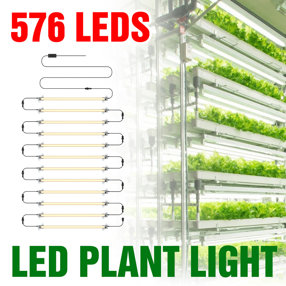 Led Plant Light Strip - LED 成長ライトストリップフルスペクトル植物ランプ屋内花苗多肉植物鉢植え植物栽培補助照明 AC180-240V