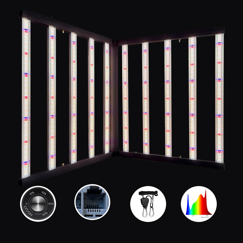 Plant Grow Light Full Spectrum - SLTMAKS 8x6フィート 4x6フィート 1000W グロウライト 10バー