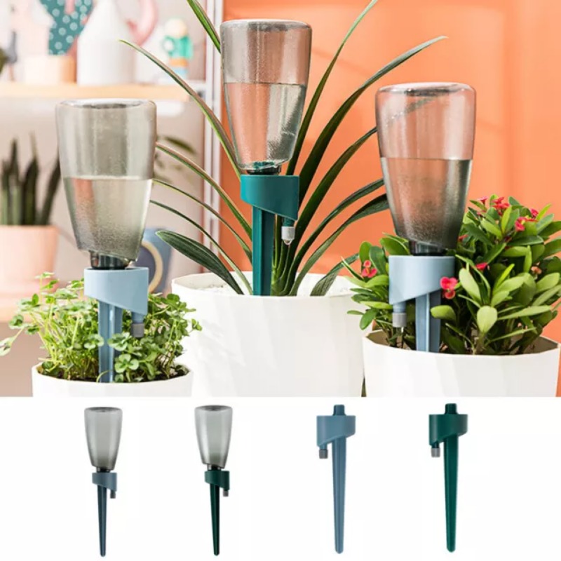 Smart Garden Tower - 調整可能な植物の自己散水スパイク、自動点滴灌漑システム、屋内と屋外のガーデニングはボトル、ガーデンツールに適合します