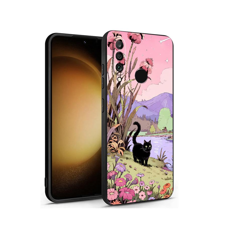 Smart Garden Logo - ガーデンブラックキャットモーメントケース Huawei Pura 90 Pro Max