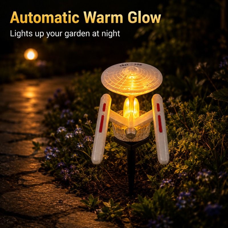 スタートレック USS エンタープライズ ソーラーガーデンス - Smart Garden Light Camera のレビューと価格