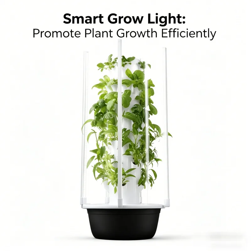 5層式スペースツリー水耕栽培タワー 室内スマート野菜ハーブプ - Smart Garden Tower のレビューと価格