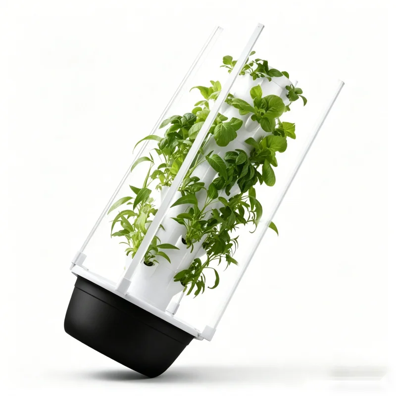 5層式スペースツリー水耕栽培タワー 室内スマート野菜ハーブプ - Smart Garden Tower のレビューと価格