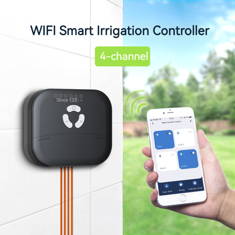 スマート Wi-Fi スプリンクラーコントローラー 4 ゾー - Smart Garden Zone のレビューと価格