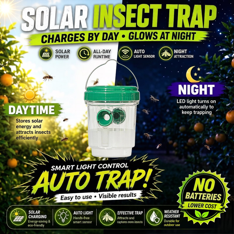 ソーラー式果物蠅捕獲器 庭園果樹園用小型飛翔昆虫捕獲器 バケ - Smart Garden Light Camera のレビューと価格
