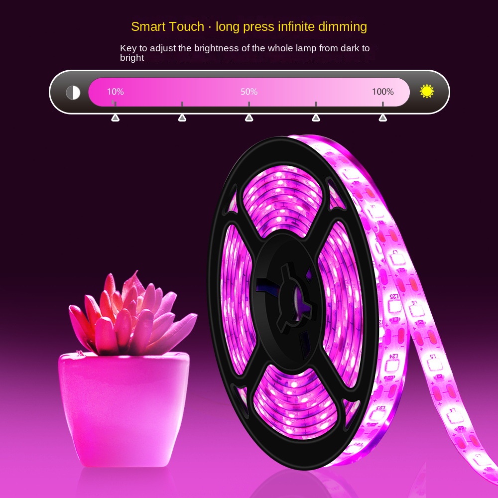 5 メートル LED 成長ライトストリップフルスペクトル 5 - Led Plant Light Strip のレビューと価格
