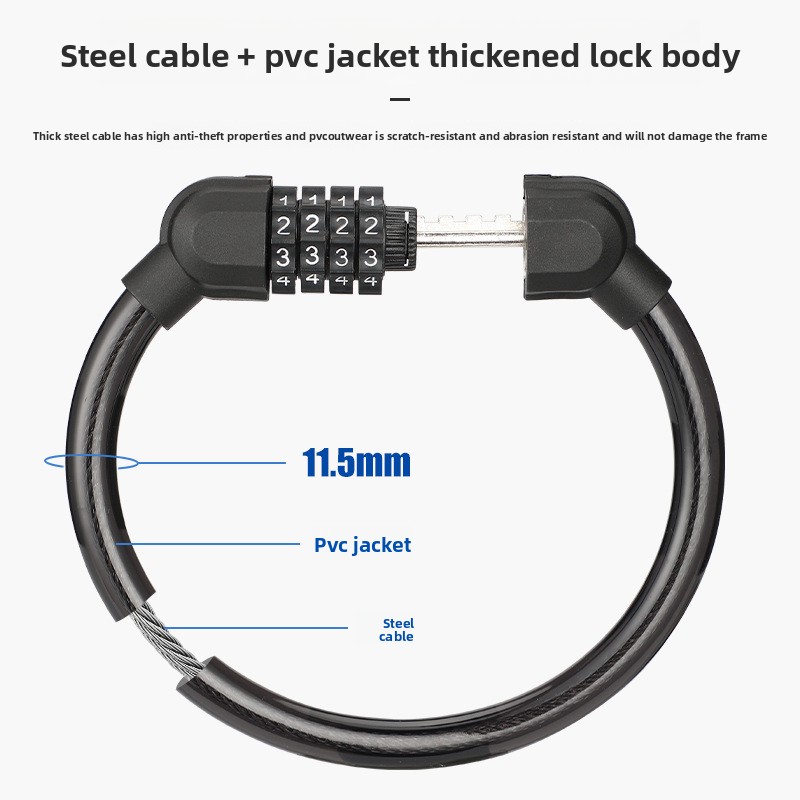 自転車ポータブル4桁パスワードリングロック軽量オーバルリング - Smart Garden Gate Lock のレビューと価格