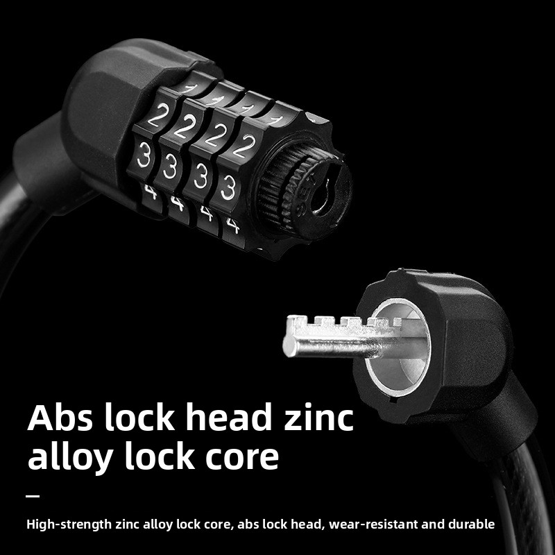 自転車ポータブル4桁パスワードリングロック軽量オーバルリング - Smart Garden Gate Lock のレビューと価格