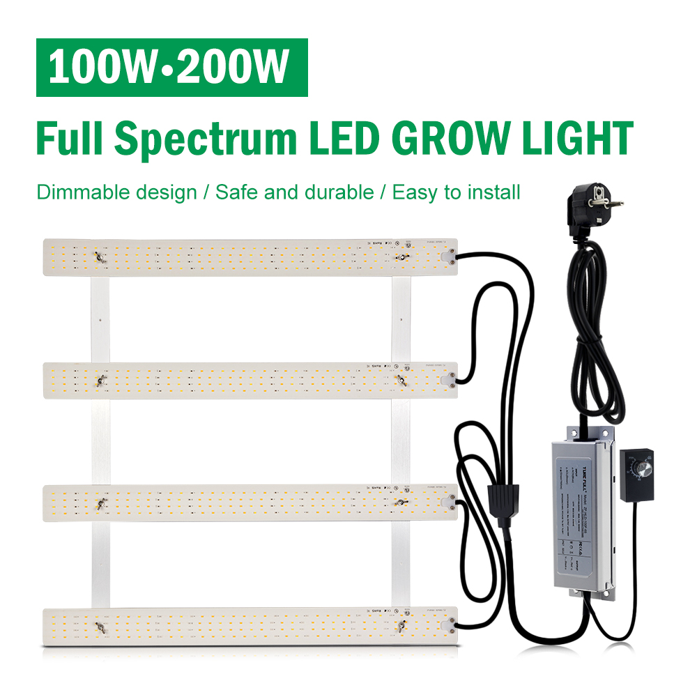 🌴 100W 200W調光スイッチ付きフルスペクトルLM28 - Plant Grow Light Full Spectrum のレビューと価格
