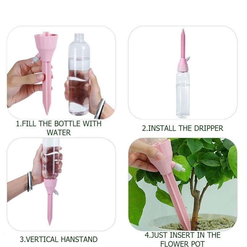 自動点滴灌漑システム 調整可能な水滴器 自動給水 観葉植物  - Smart Garden Tower のレビューと価格
