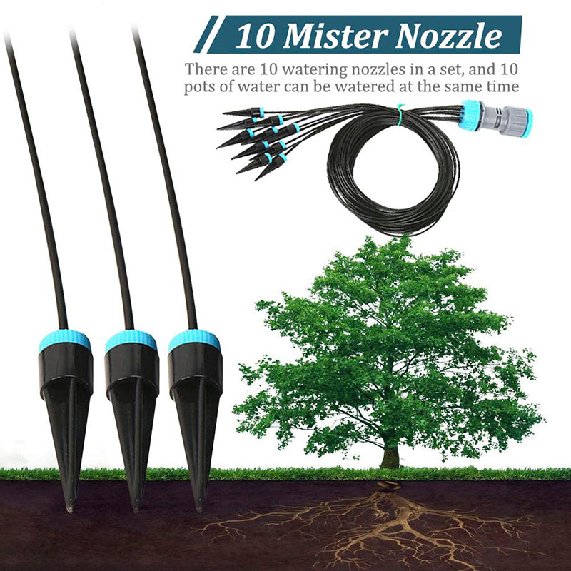 10個入り点滴灌漑キット 植物散水システム 調整可能なマイク - Smart Garden Tower のレビューと価格
