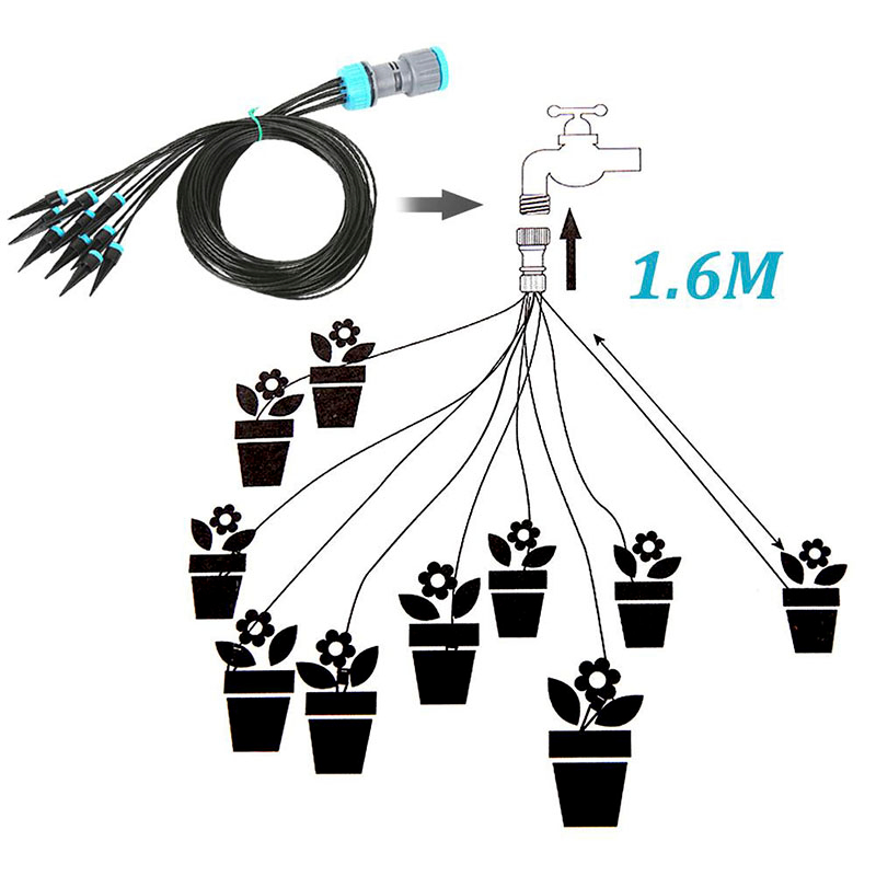 10個入り点滴灌漑キット 植物散水システム 調整可能なマイク - Smart Garden Tower のレビューと価格
