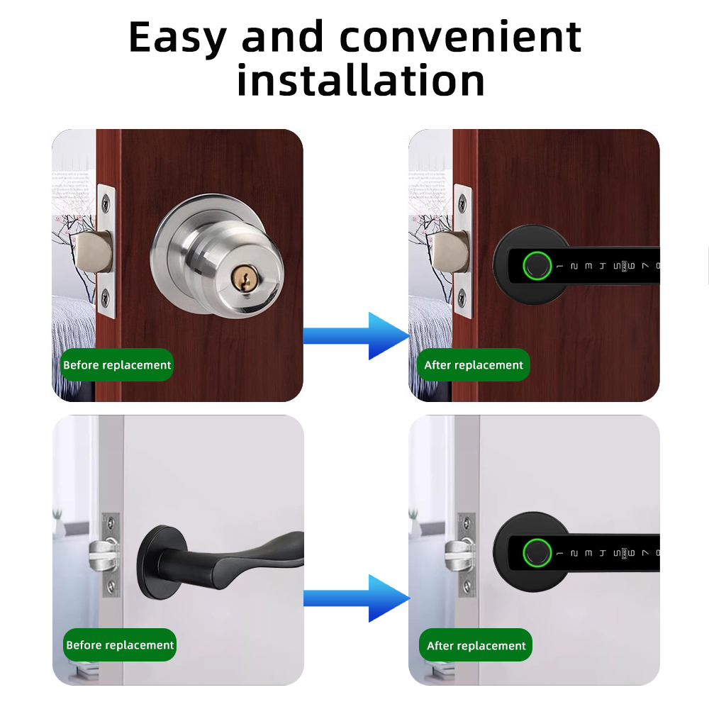 RAYKUBE M5 Tuya BLE スマート指紋ドアロッ - Smart Garden Gate Lock のレビューと価格