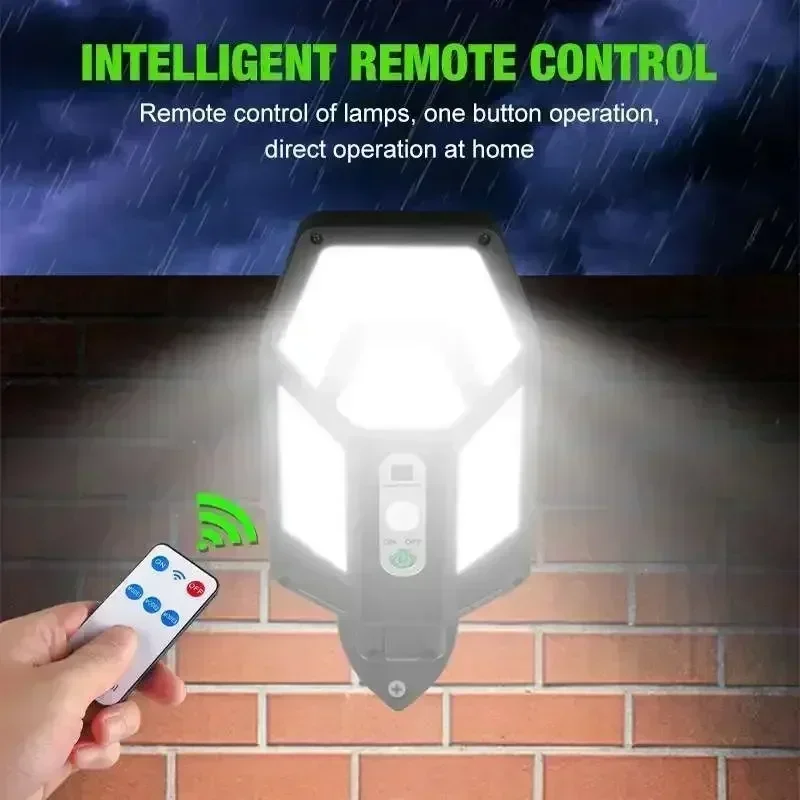 12000LM強力ソーラーウォールランプ、リモコン付き屋外I - Smart Garden Light Camera のレビューと価格