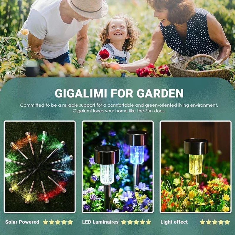 ソーラー屋外ライトガーデンランプ太陽光発電防水風景パス屋外庭 - Smart Garden Light Camera のレビューと価格