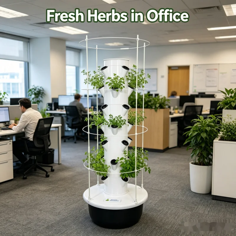 スマート垂直水耕栽培タワー屋内庭園システム - 家庭用野菜ハ - Smart Garden Tower のレビューと価格