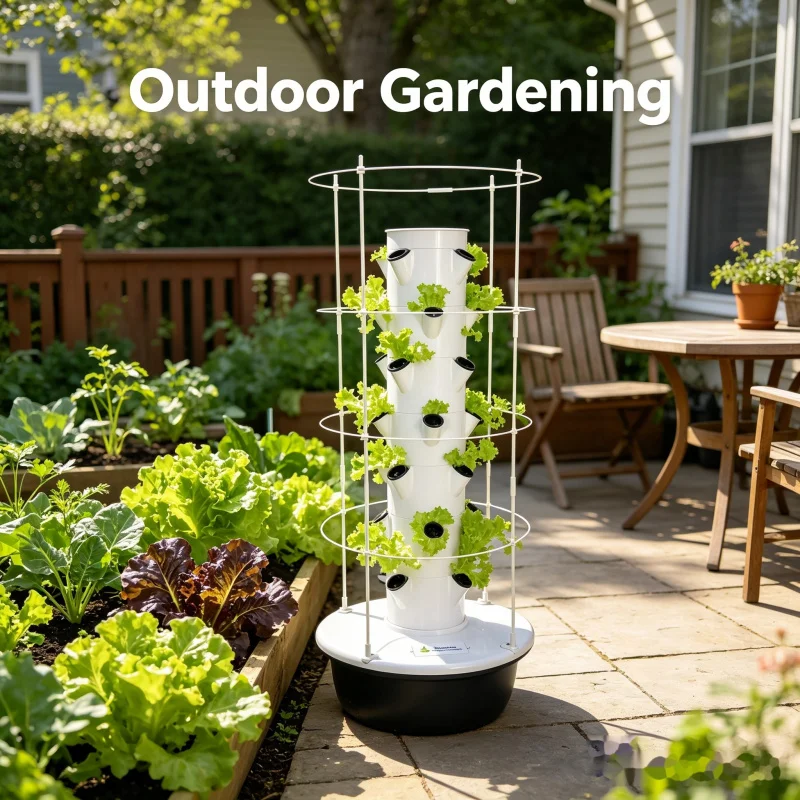 スマート垂直水耕栽培タワー屋内庭園システム - 家庭用野菜ハ - Smart Garden Tower のレビューと価格