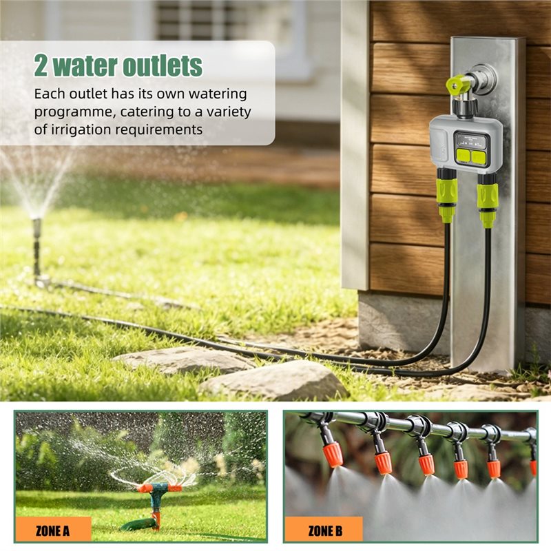 WORTHOWN-Wifi スマートウォータータイマー 2  - Smart Garden Zone のレビューと価格