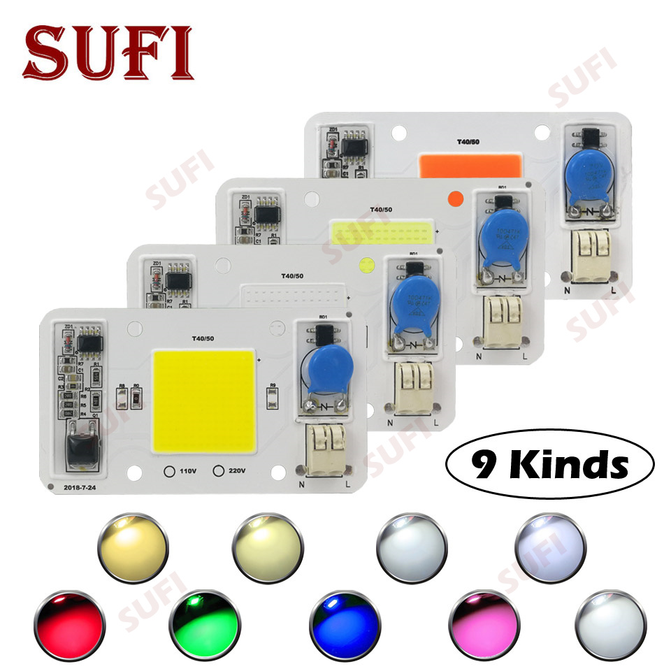 スマート IC 20 ワット 30 ワット 50 ワットウォ - Plant Grow Light Full Spectrum のレビューと価格