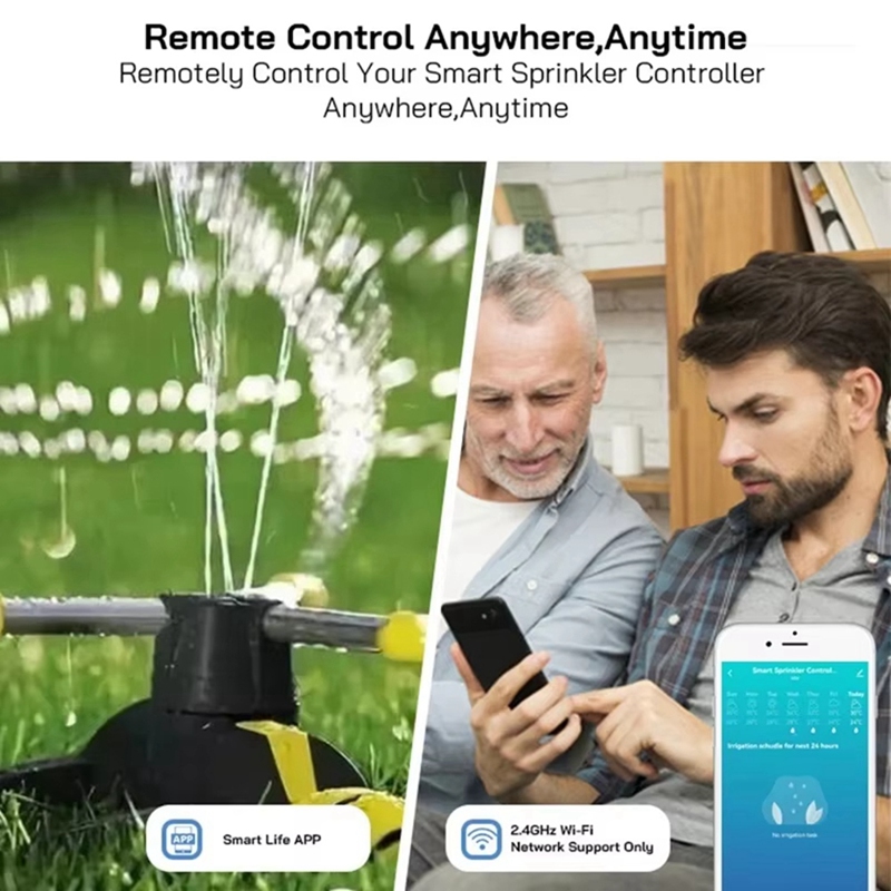 Tuya WiFi スマートスプリンクラーコントローラー 8 - Smart Garden Zone のレビューと価格