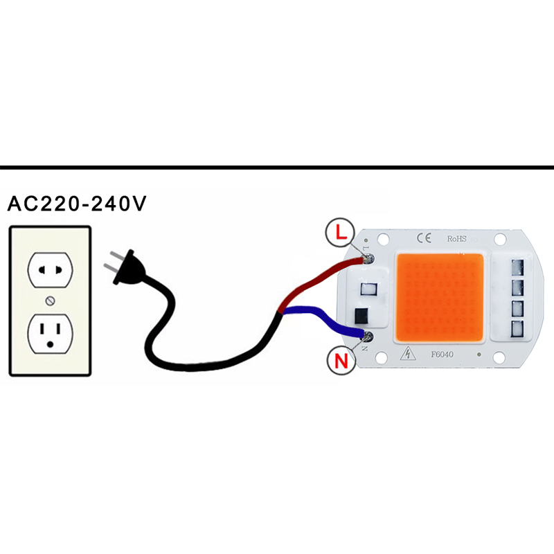 5 個 LED 成長 COB ライトチップフルスペクトル A - Plant Grow Light Full Spectrum のレビューと価格