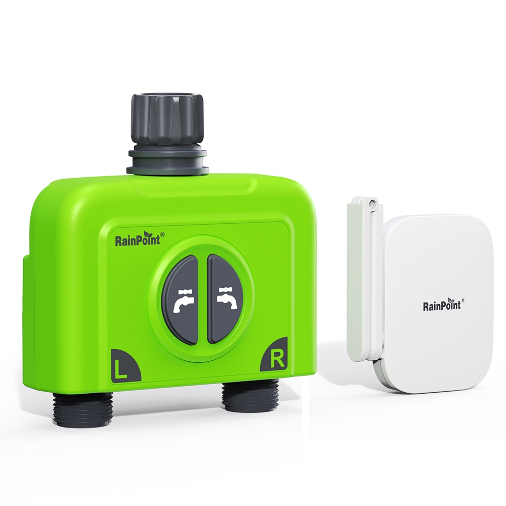 RainPoint 2ゾーン水タイマーWiFiスプリンクラー - Smart Garden Zone のレビューと価格