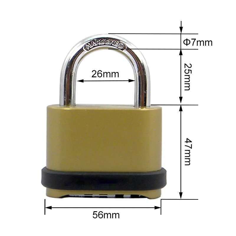 屋外ロック,4桁のコード化されたブロック,防水,真ちゅう製, - Smart Garden Gate Lock のレビューと価格