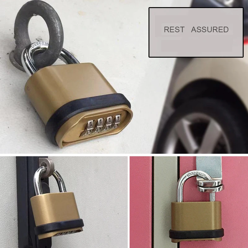 屋外ロック,4桁のコード化されたブロック,防水,真ちゅう製, - Smart Garden Gate Lock のレビューと価格