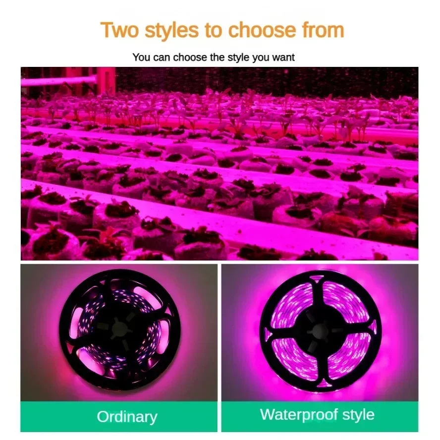 USBタッチスイッチ調光式5V LED防水育成ライトフルスペ - Led Plant Light Strip のレビューと価格