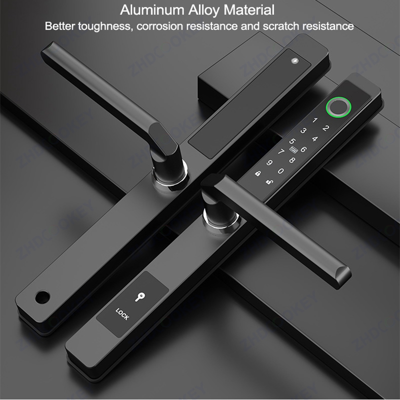 ZHDCOOKEY 生体認証デジタルドアロック 防水 TTL - Smart Garden Gate Lock のレビューと価格