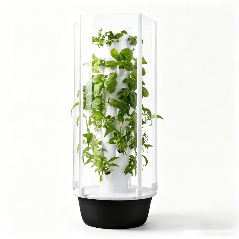 スペースツリー垂直水耕栽培タワー スマート野菜プランター 室 - Smart Garden Tower のレビューと価格