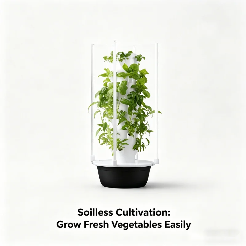 スペースツリー垂直水耕栽培タワー スマート野菜プランター 室 - Smart Garden Tower のレビューと価格