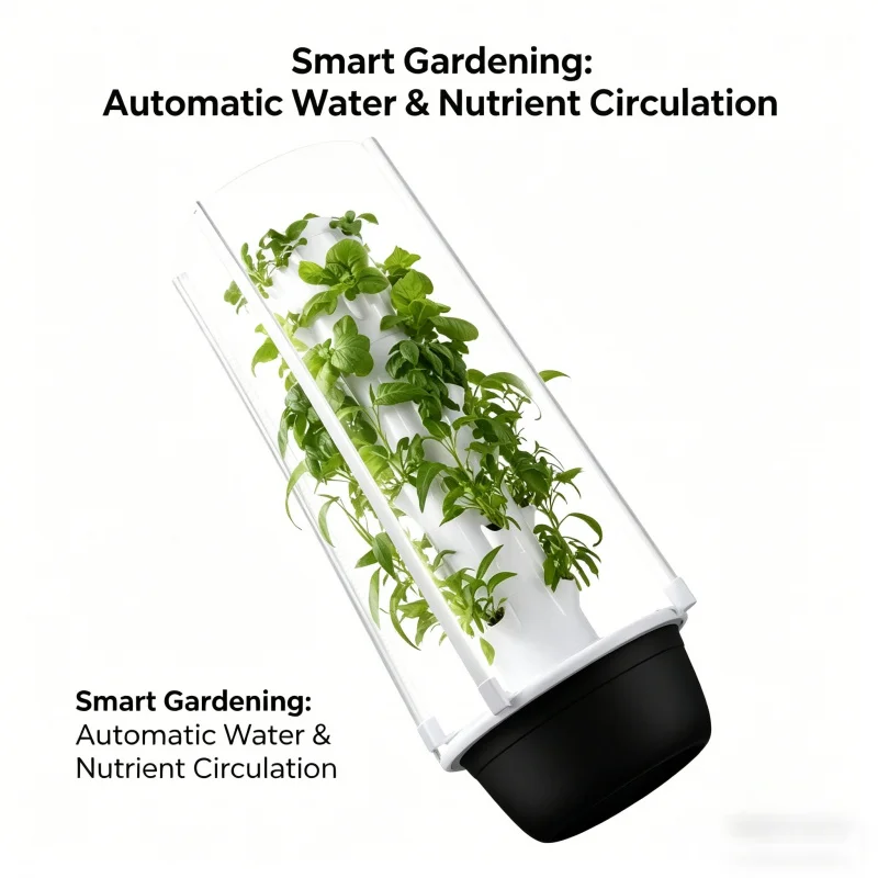 スペースツリー垂直水耕栽培タワー スマート野菜プランター 室 - Smart Garden Tower のレビューと価格