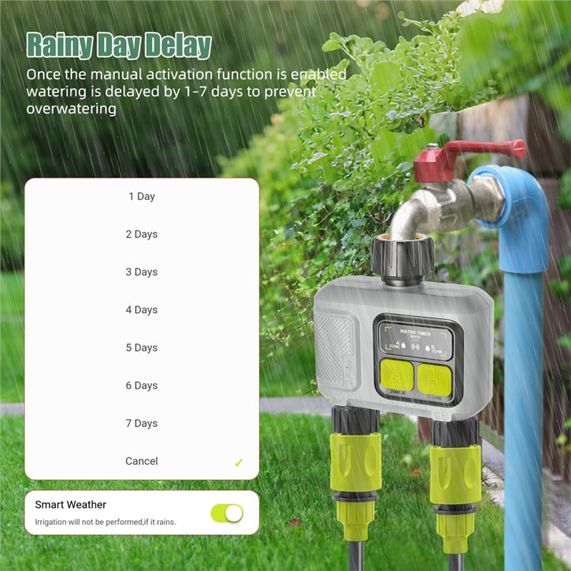 ALIM-Wifi スマートウォータータイマー 2 ゾーンア - Smart Garden Zone のレビューと価格