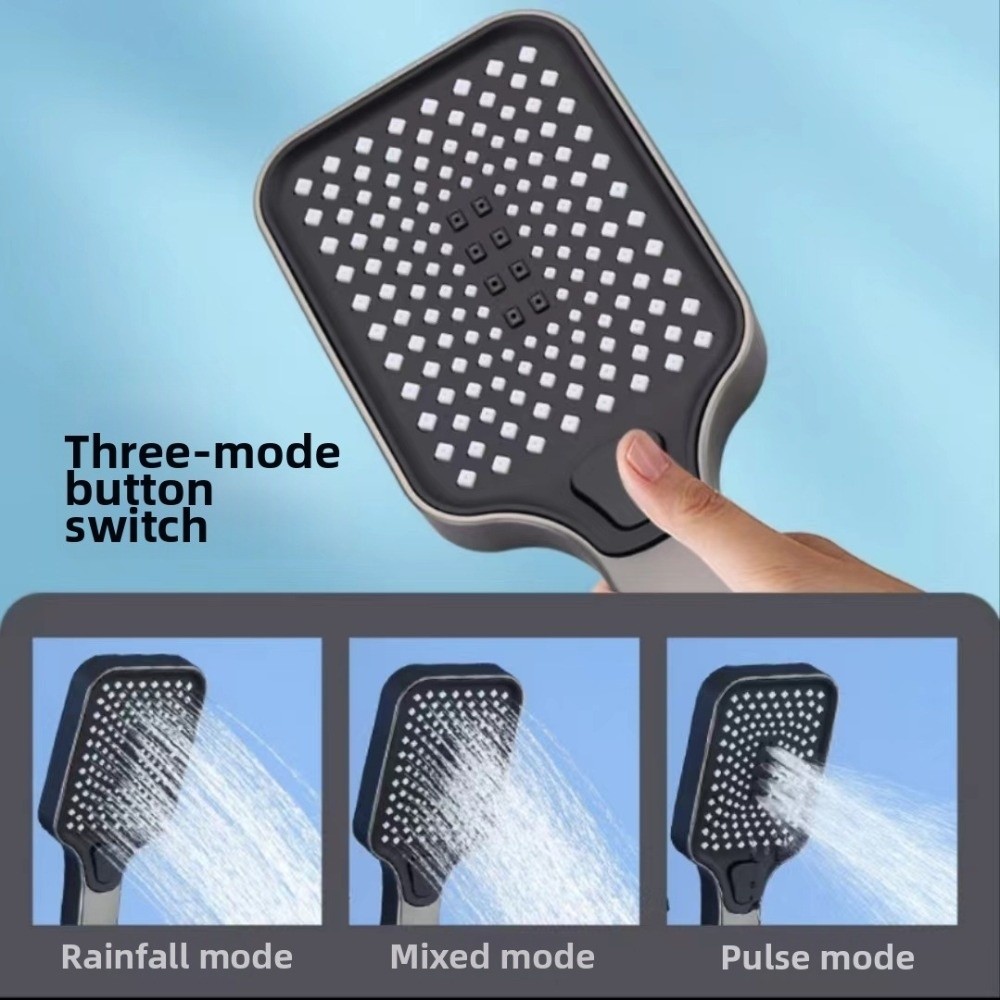 グレーシャワーシステム高圧ピアノボタンデジタルシャワー水栓セ - Rain Gauge Digital のレビューと価格
