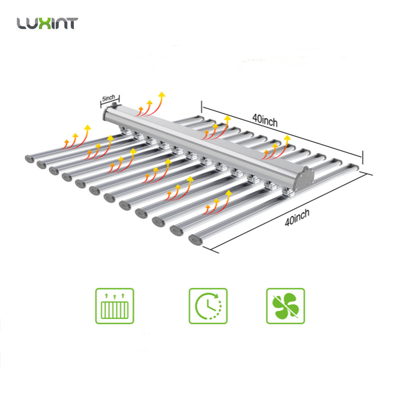 LUX中国工場製LED植物育成ライト12バー660w 100 - Plant Grow Light Full Spectrum のレビューと価格