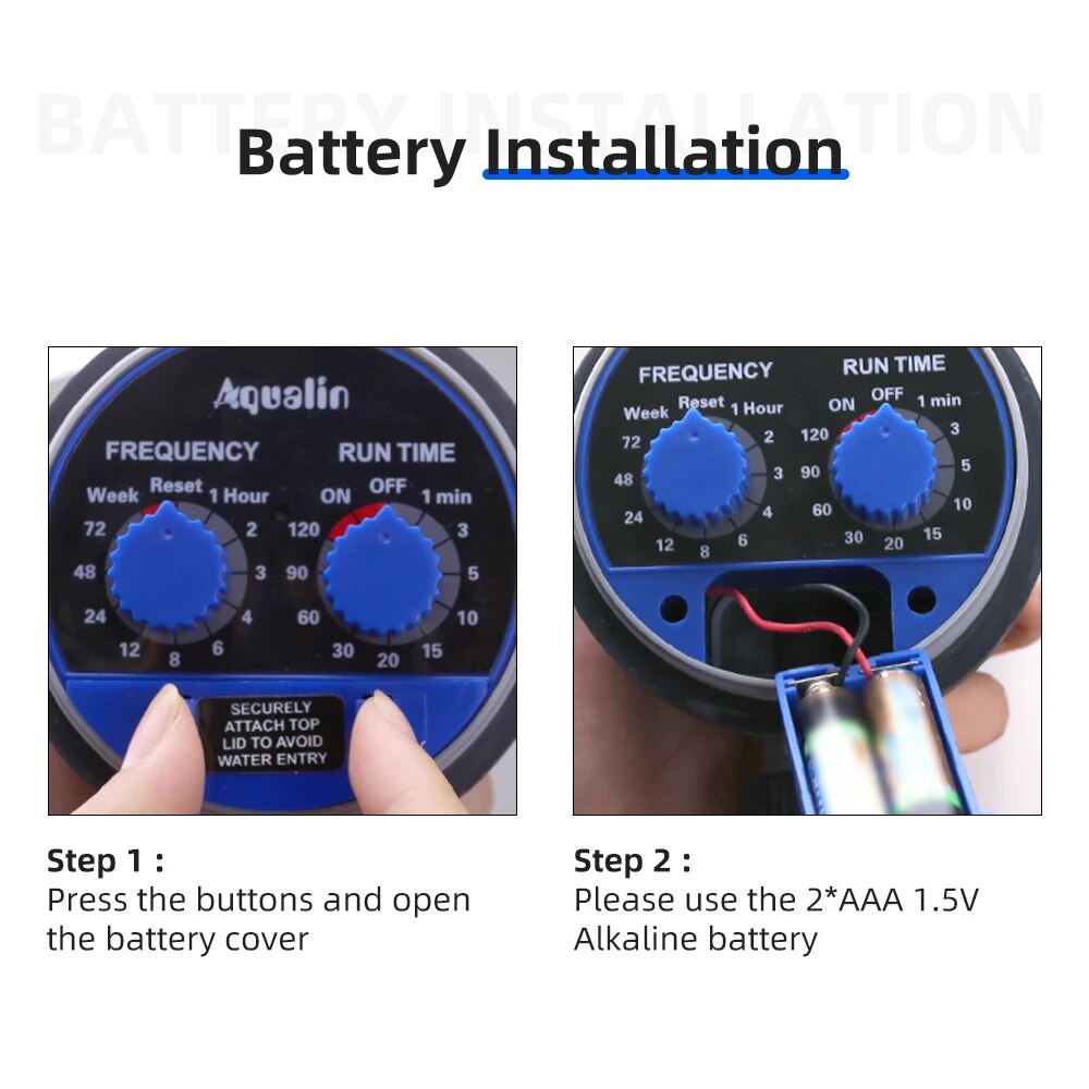 庭散水タイマーボールバルブ/ソレノイドバルブ灌漑コントローラ - Smart Garden Hose Timer のレビューと価格