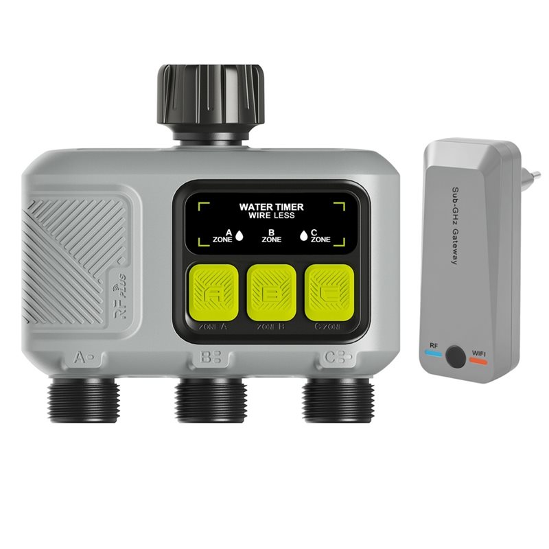 ABMH-Wifi スマートウォータータイマー 3 ゾーンガ - Smart Garden Zone のレビューと価格