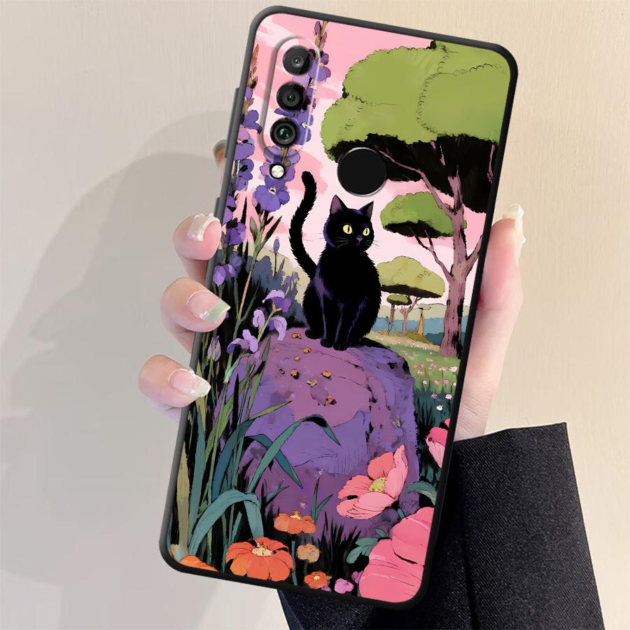 ガーデンブラックキャットモーメントケース Huawei Pu - Smart Garden Logo のレビューと価格