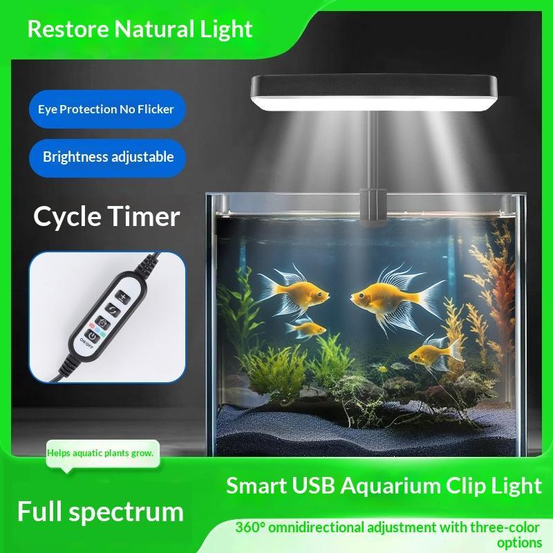 フルスペクトルLED水槽ライト 360度調整可能 タイマー付 - Plant Grow Light Full Spectrum のレビューと価格