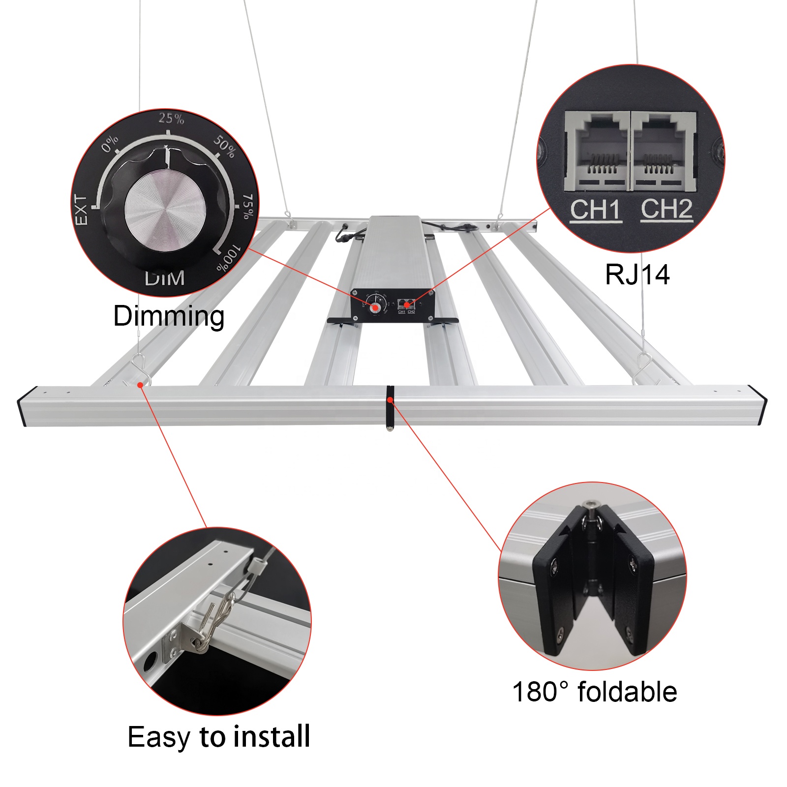 Liweida 100W 300W 600W 900W折りた - Led Plant Light Strip のレビューと価格